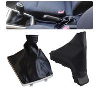 Cakievro Car Gear Stick Gaiter PU Leather Cover Gear Shift Gaiter Dust Cover for Opel Astra H (1 Set)