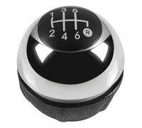Cakievro Chrome Gear Shift Knob Gaiter Boot Cover Case for Fia-t 500 500C 2007 2008 2009 2010 2011 2012 2013 2014 2015 2016 2017 2018 (6 Speed Chrome)