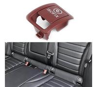Cakievro for Mercedes W205 Car Rear Child ISOFIX Switch Seat Safety Cover for Benz C Class W205 C300 C350 C200 C180 2015-2021 2059200513 (Red)