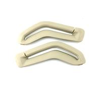 Cakievro Pair Front Seat Belt Retractor Guide Ring Trim Beige for Volvo S60 S80 V70 XC90 Auto Interior Replacement Parts
