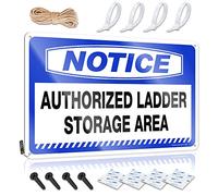 CakJuice Hot Beer Tin Sign Notice Authorized Ladder Storage Area Tin Sign Tiki Bar Signs and Decor Bar Metal Tin Sign ( Size : 20X30CM )