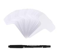 CAKKVDE 200Pcs 6x10cm T-Type Plastic Plant Labels for Outdoor Plants