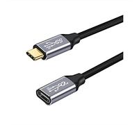 CAKOBLE 0.5m USB C Extension Cable, USB C Male to USB C Female, 10Gbps, 4K@144Hz Video, 100W 5A/20V, Type C Extension Cable for iPhone 16/15