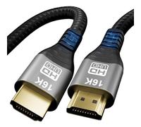 CAKOBLE 16K HDMI Cable 2.2 1m, 96Gbps Ultra High Speed - 16K@60Hz 12K/10K@120Hz 8K@240Hz 4K@480Hz,eARC HDR10+ Dynamic HDR,HDCP 2.2&2.3,Compatible with hdmi 2.1 cable, PS5, Xbox, PC, Mac, Soundbar