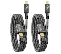 CAKOBLE 2Pack 3m usb c cable,[20Gbps,240W,4K@144Hz] USB 3.2 Cable Compatible Thunderbolt 4 5K@60Hz video usbc monitor cable For iPhone16,eGPU,Laptops,Display,Monitor,usb c data cable