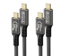 CAKOBLE 2Pack Cable usb c to usb c 0.5m,USB 3.2 Gen2 data transfer cable type c,20 Gbps 240w Fast Charging Cable,4K@144Hz usb c video cable For eGPU,Laptops,Display,Monitor, usb c data cable