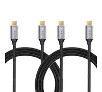 CAKOBLE 2Pack Cable usb c to usb c 1m,USB C 3.1 Gen2 data transfer type c,10 Gbps 100w usbc,4K@144Hz usb c video cable For MacBook Pro,Hub,Dock,M3,SSD,eGPU,Laptops,Display,Monitor USB C Data Cable 1M