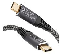 CAKOBLE Cable USB C To USB C 0.5M, USB 3.2 Gen2 USB C Charger, 20 Gbps Data Transmission, 100W 20V/5A Fast Charging Cable,4K @ 60Hz Video Transmission For MacBook Pro,Samsung Galaxy, Huawei
