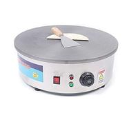 Cakunmik 110-220V Professional Stainless Steel Crepes Pancake Maker Machine, Tabletop Stall for Commercial Electric Pancake Maker 45cm