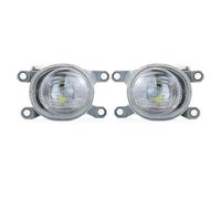 CAKYSE Indicators Lighting Compatible With Toyota For Corolla 2019 2020 1 Pair Left Right Fog Lamp Assembly Front Bumper Anti Fog Light OEM: 8122002100 8121002200(Pair White)