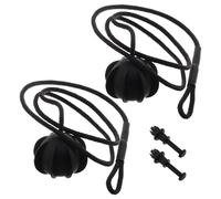 CAKYSE Rear Trunk Shelf Parcel String Strap 1Set Trunk Storage Rope Heavy Duty Adjustable Car Partition Strap For Organizing Luggage Compartment Rear For Cargo Area Backboard