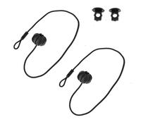 CAKYSE Rear Trunk Shelf Parcel String Strap Compatible With Aygo 2005 2006 2007 2008 2009 2010 2011 2012 2013 2014 Car 2pc Parcel Shelf String Cord Tonneau Cover Strap