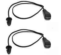 CAKYSE Rear Trunk Shelf Parcel String Strap Compatible With For C-MAX 2004-2010 Pair Rear Trunk Shelf Parcel String Strap Cord Tonneau Tray Load Cover Lift Clips