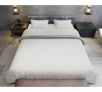 Cal King Duvet Cover 1000 Thread Count 100% Egyptian Cotton 1 Duvet Cover & 2 Pillow Shams Long Staple with Zipper -3 Piece Set for Chirstmas (Black Embroidered on Silver Duvet)