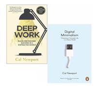 Cal Newport Collection 2 Books Set Deep Work, Digital Minimalism Paperback