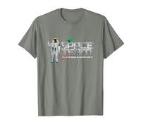 Cal, Splurt and the Space Team Logo T-Shirt, Men, Olive Heather, Medium