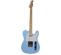 CAL62 | Electric Guitar - Surf Blue Gloss | Classic Style, Versatile Sound from 2 Single Coil Pickups