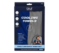 Cala - Cooling Towels (2 Pieces, Blue and Grey)