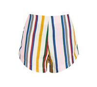 Cala DE LA Cruz Bahamas Striped Linen Shorts - Stripe - L (UK14 / L)