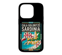 Cala Goloritzé Sardinia Flag Coastal Travel Art Case for iPhone 14 Pro