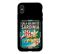 Cala Goloritzé Sardinia Flag Coastal Travel Art Case for iPhone X/XS