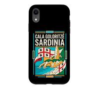 Cala Goloritzé Sardinia Flag Coastal Travel Art Case for iPhone XR
