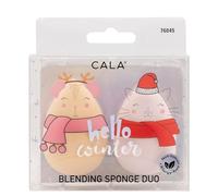 CALA Hello Winter Blending Sponge Duo - Super Soft, Latex-Free Sponges for Flawless, Buildable Makeup Application with Cream, Liquid, or Powder