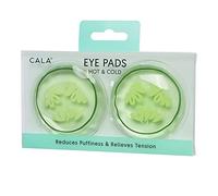 Cala Hot & Cold Eye Pads, Green, 2 Count, Microwavable & Freezable, Stress & Pain Relief, Eye Health, Easy Use