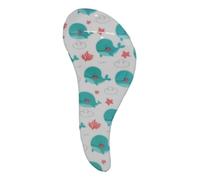 CALA. Tangle Free Hair Brush - 1 Piece Whale Design - Detangle Wet and Dry Hair - Vibrant Patterns - Ergonomic Handle - All Hair Types
