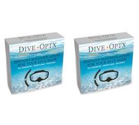 Calabria Hydrotac Dive OPTX 20/20 Stick On Bifocal Lenses +3.00 2 PACK Scuba Mask Magnifying BiFocal Stickers Diving Goggles