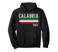 Calabria Italy Italian Flag Pullover Hoodie