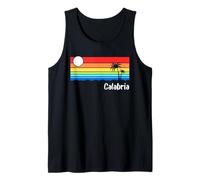 Calabria Vintage Design Italy Vacation Tank Top