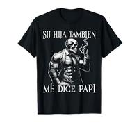 Calacas Chidas Gym Funny Sarcasm Slang Mexican Skull Sayings T-Shirt