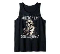 Calacas Chidas Gym, Spanish Sarcasm, Funny Saying Mexican Tank Top
