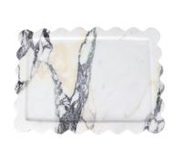 Calacatta Viola Marble Tray 28 x 20cm, Decorative Tray for Dresser Perfume