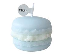 Calager Aromatherapy Candle - Scented Candles Gift Decorative Scented Candle Nice-looking Bright Color Macaron Shape Aromatherapy Candles Shooting Props Blue