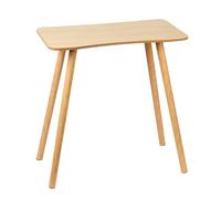 Calager Computer Desk, Modern Home Office Study Desk, Minimalist Study Desk, Student Small Writing Table Ergonomic Design with Solid Legs for Small Spaces 27.56x15.75x28.74inch (Log Color) Wooden Col