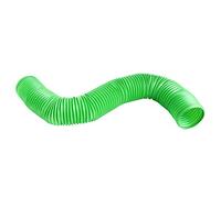 Calager Small Animal Tubes & Tunnels PP Extendable Plastic Crinkle Small Animal Play Tunnel Hamster Tunnel Small Animal Play Tunnel for Gerbils Guinea Pigs Chinchillas Green