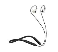 Calager Wireless Headset Stable Transmission Non-delayed Wire Control Bluetooth-compatible5.0 Sports Neckband In-ear Earphone for Fitness White