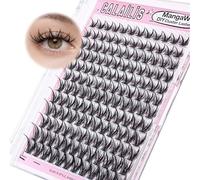 CALAILIS Eyelash Extensions DIY Individual Eyelashes Mega Volume and Reusable Wispy Cluster Lashes M03