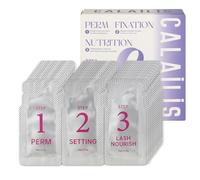 CALAILIS Eyelash Lifting Set Lotions, Lash Lifting Set Lotions, Easy to Use Lifting and Curls for Eyelashes, Suitable for Salon and Home Use (3 x 10 Pieces Perm, Setting, Nourish)