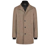 Calamar Men's Twill Wool Coat Brown 6Y45 120490 27 Brown