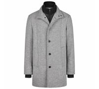 Calamar Men's Twill Wool Coat Grey 6Y45 120490 06 Light Grey