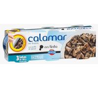 Calamar Squid in Ink Sauce, Ready to Eat, 3 Tins of 80g Each pack de 2