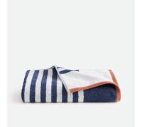 Calanques Striped Bath Sheet Cobalt Blue/White