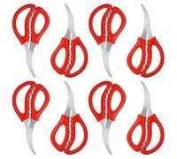 Calary 8Pcs Seafood Scissors Crab Scissors Seafood Shears Multifunctional Crab Leg Crackers and Tools