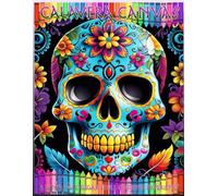 Calavera Canvas: A Zentangle Sugar Skull Coloring Experience: A Therapeutic Coloring Journey with Zentangle Sugar Skulls
