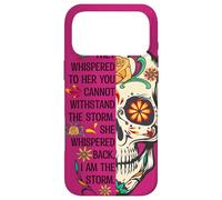 Calavera Sugar Skull Colourful The Storm Mexican Celebration Case for iPhone 17 Pro Max