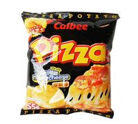 calbee Potato Chips Melty Cheese Pizza Flavour 55g
