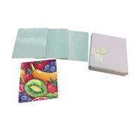 CALCA 120 Pack 3.9 x 3.9inch Rough Square Sublimation Blanks Coasters Personalised Sublimation Photo Glass Coaster Blanks with White Coating and Foot Pads